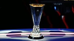 The Europa League trophy was on display at the draw in Istanbul.