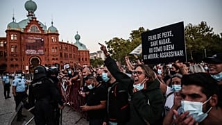 Protesto anti-tourada
