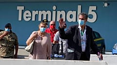 Stefano Pontecorvo, ambassadeur de l'Otan en Afghanistan, était à bord du dernier vol quittant Kaboul - Rome (Italie), le 28/08/2021