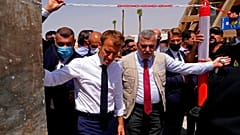 Macron: Franciaország elkötelezett Irak újjáépítése mellett