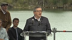 Jean-Luc Mélenchon en meeting dans la Drôme le 29 août 2021
