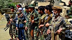 نیروهای وفادار به احمد مسعود و امرلله صالح در دفاع از دره پنجشیر در مقابل طالبان