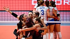A Milli Kadın Voleybol Takımı, 2021 Avrupa Şampiyonası son 16 turunda Çekya'yı 3-1 yenerek çeyrek finale yükseldi