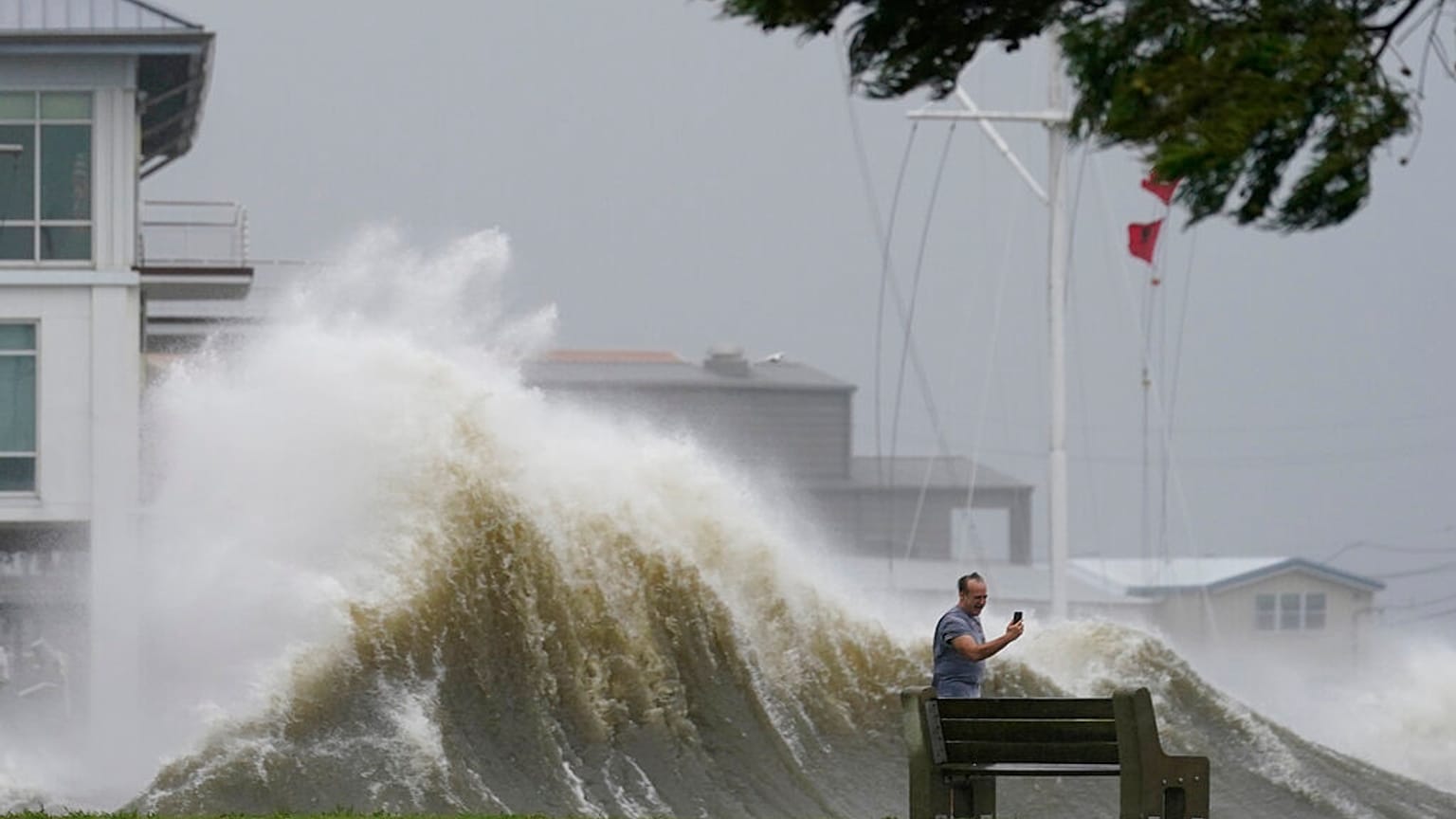 L'ouragan Ida a touché la Nouvelle-Orléans (Louisiane), le 29/08/2021.