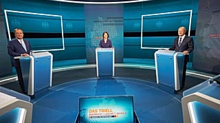 German elections debate
