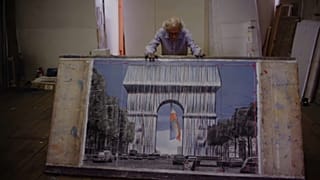 "CHRISTO IN HIS STUDIO, 2019"