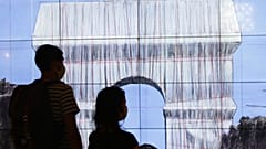 Projeto do "Arco do Triunfo embrulhado"