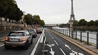 Paris'te trafik