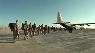 Partenza degli ultimi soldati USA