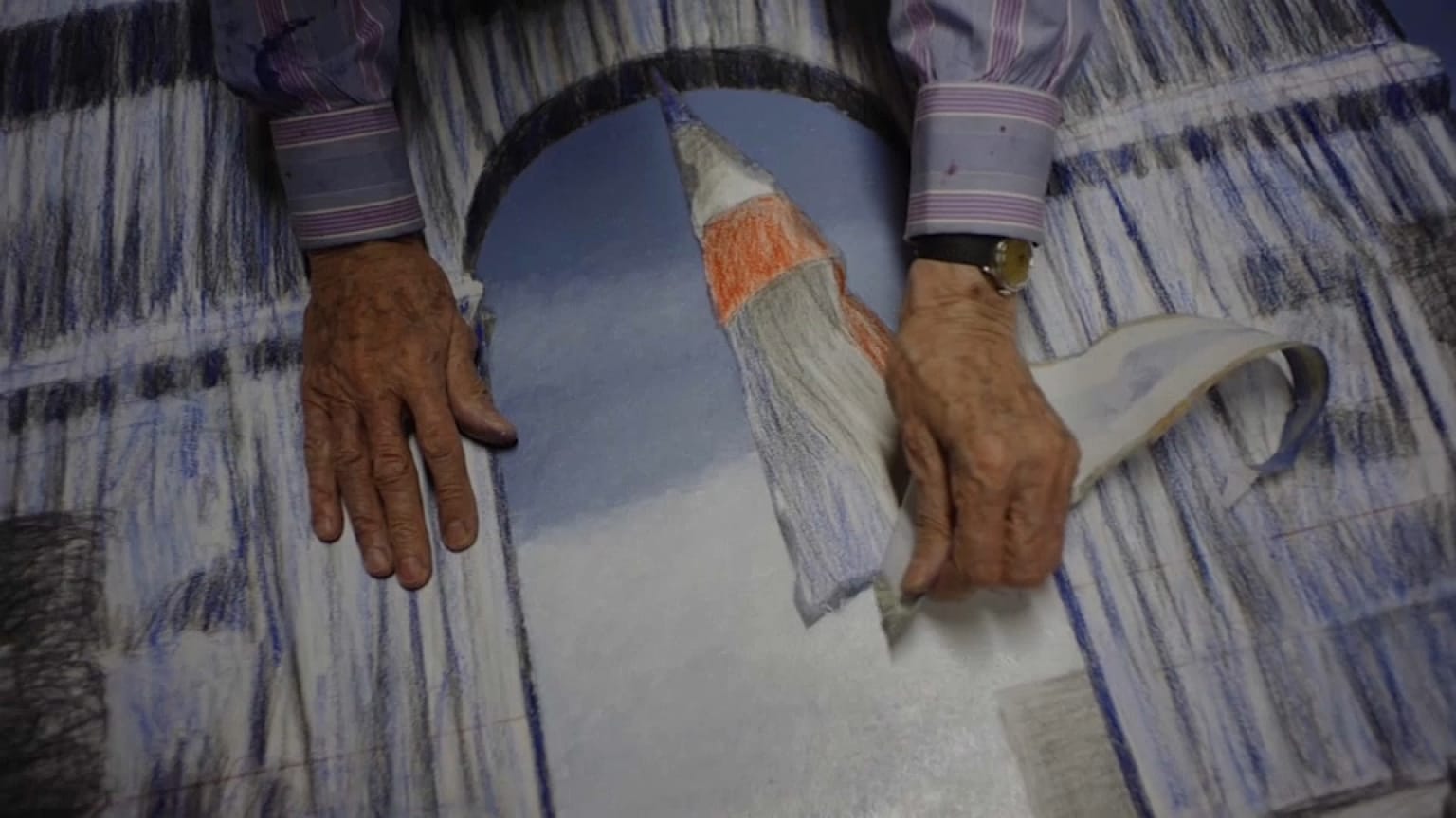 Christo at work