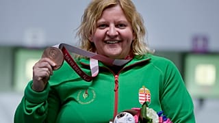Dávid Krisztina a bronzéremmel