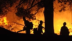 Waldbrand nahe South Lake Tahoe