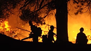 Waldbrand nahe South Lake Tahoe