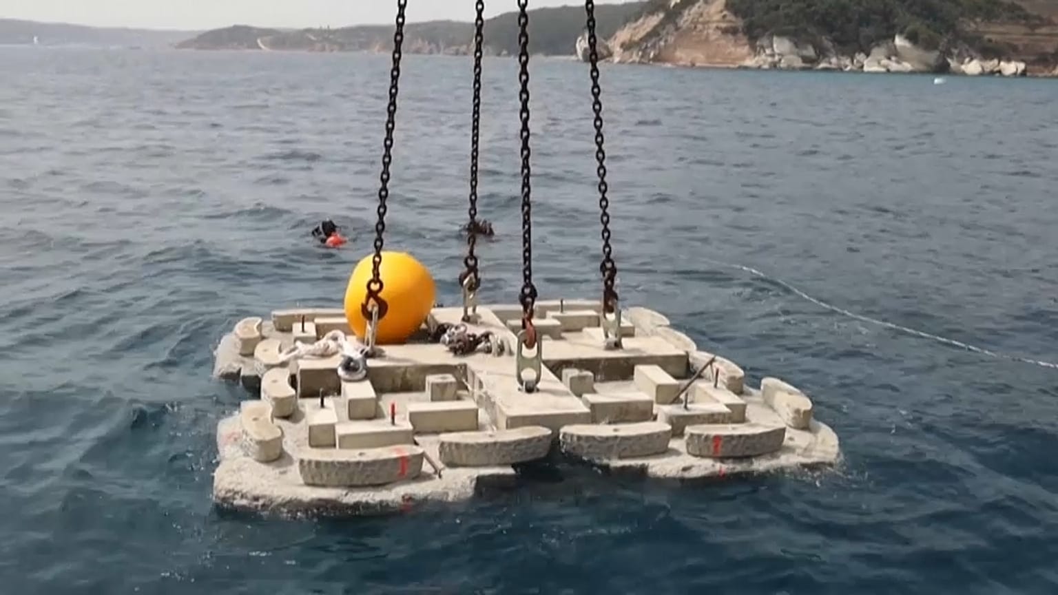 Un nouveau système de bouée expérimenté à Bonifacio le 11 août 2021