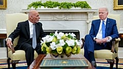 Eski Afganistan Devlet Başkanı Eşref Gani ve ABD Başkanı Joe Biden