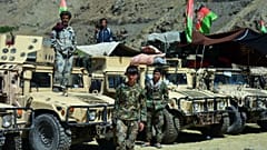 Afganistan'ın Pencşir vilayetinde konuşlu Taliban karşıtı direniş güçleri