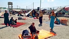 Afghan families have crossed into Pakistan