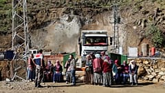 İkizdere'de taş ocağı eylemi 