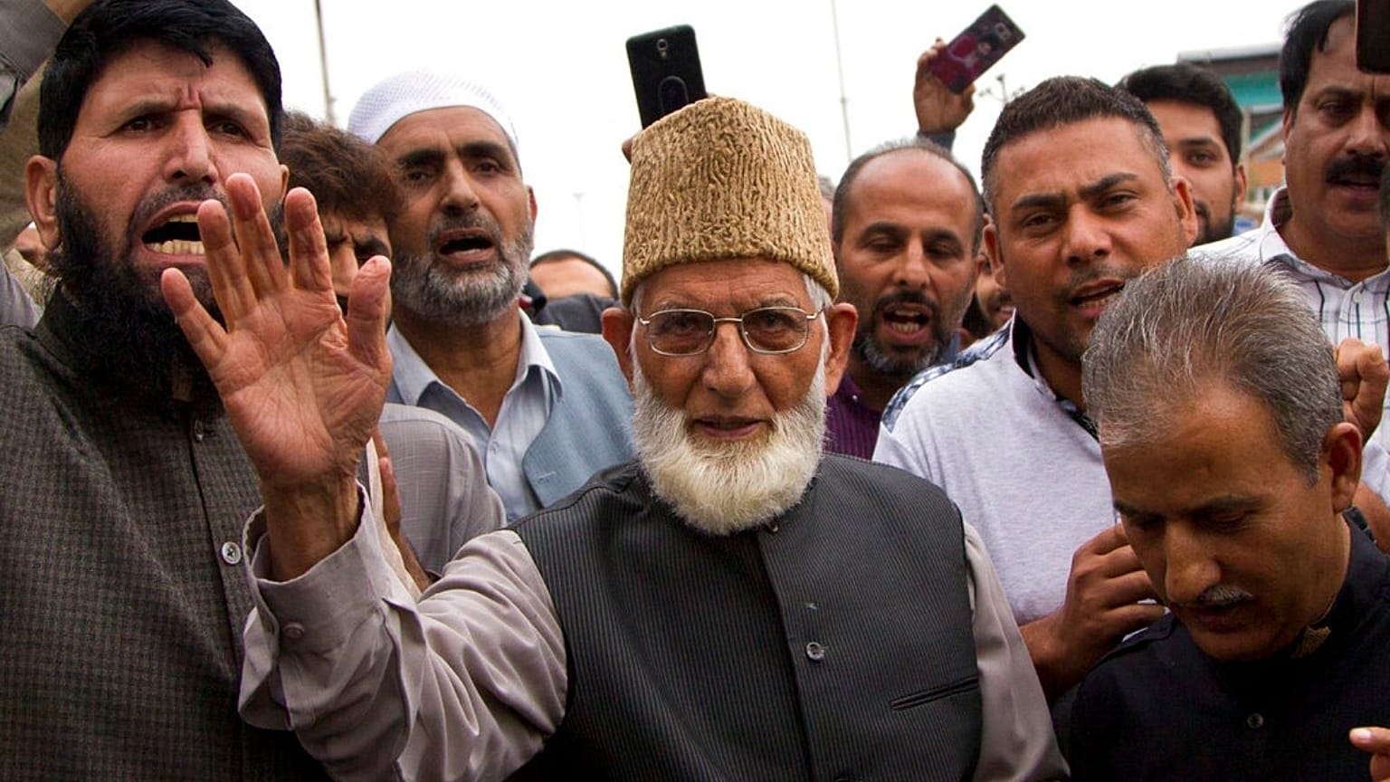 Senior separatist leader Syed Ali Shah Geelani 