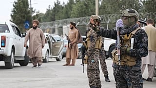 Taliban fighters patrol on streets of Afghan capital Kabul, 1 Sept. 2021