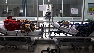 Пациенты с COVID-19 в больнице Сипакиры, Колумбия