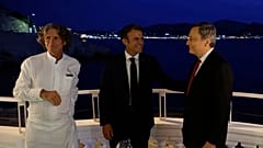 Draghi e Macron a Marsiglia