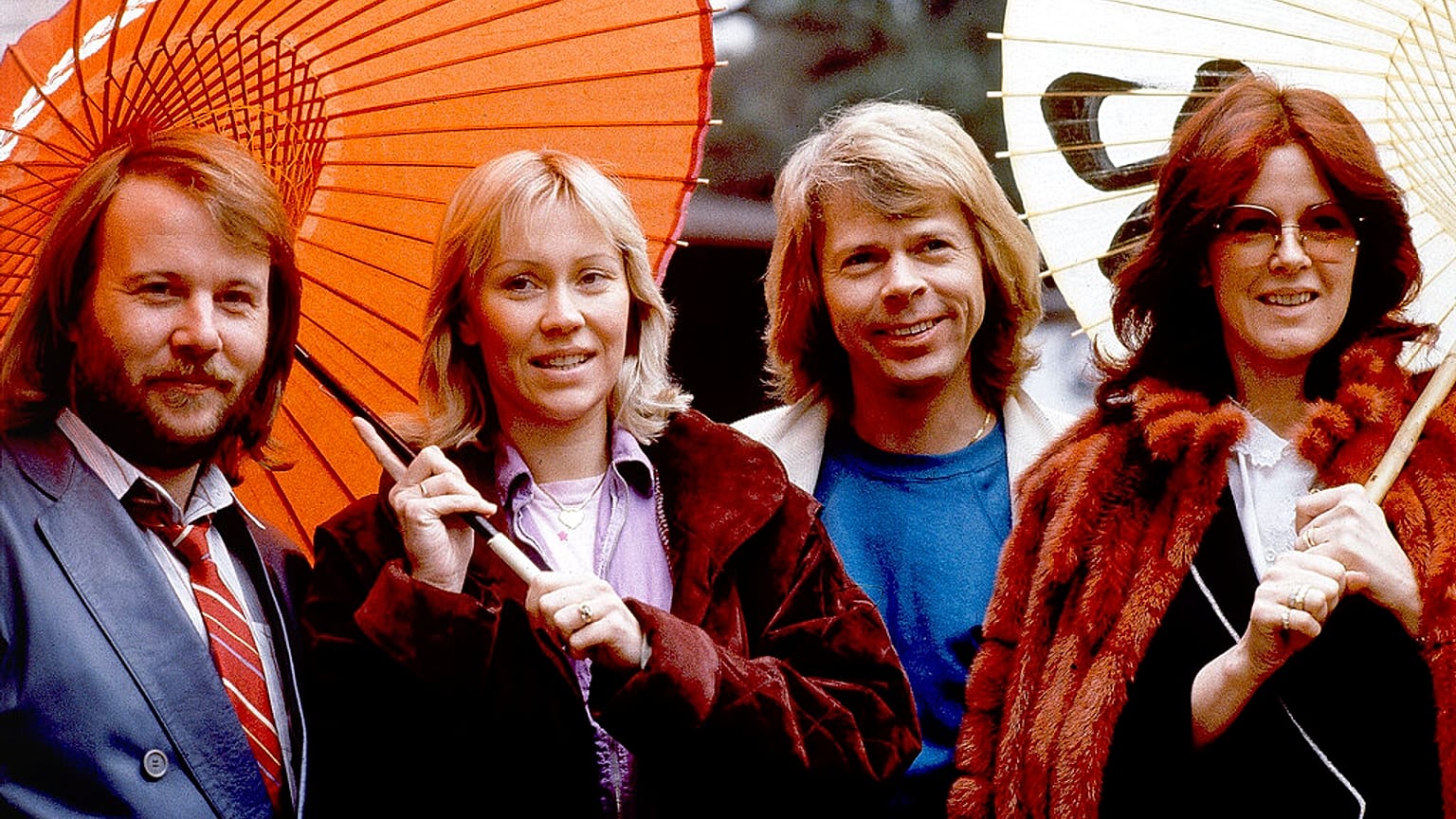 1980'de Abba'nın Japonya turnesinden bir kare.