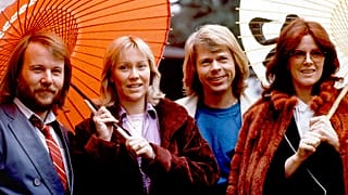 1980'de Abba'nın Japonya turnesinden bir kare.