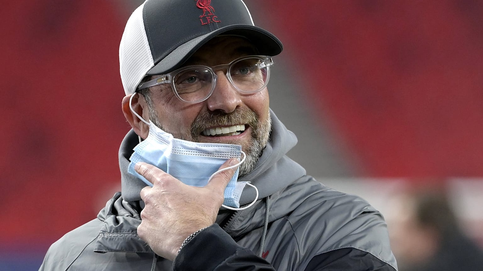 Jürgen Klopp az FC Liverpool-RB Leipzig visszavágó előtt a Puskás Arénában 