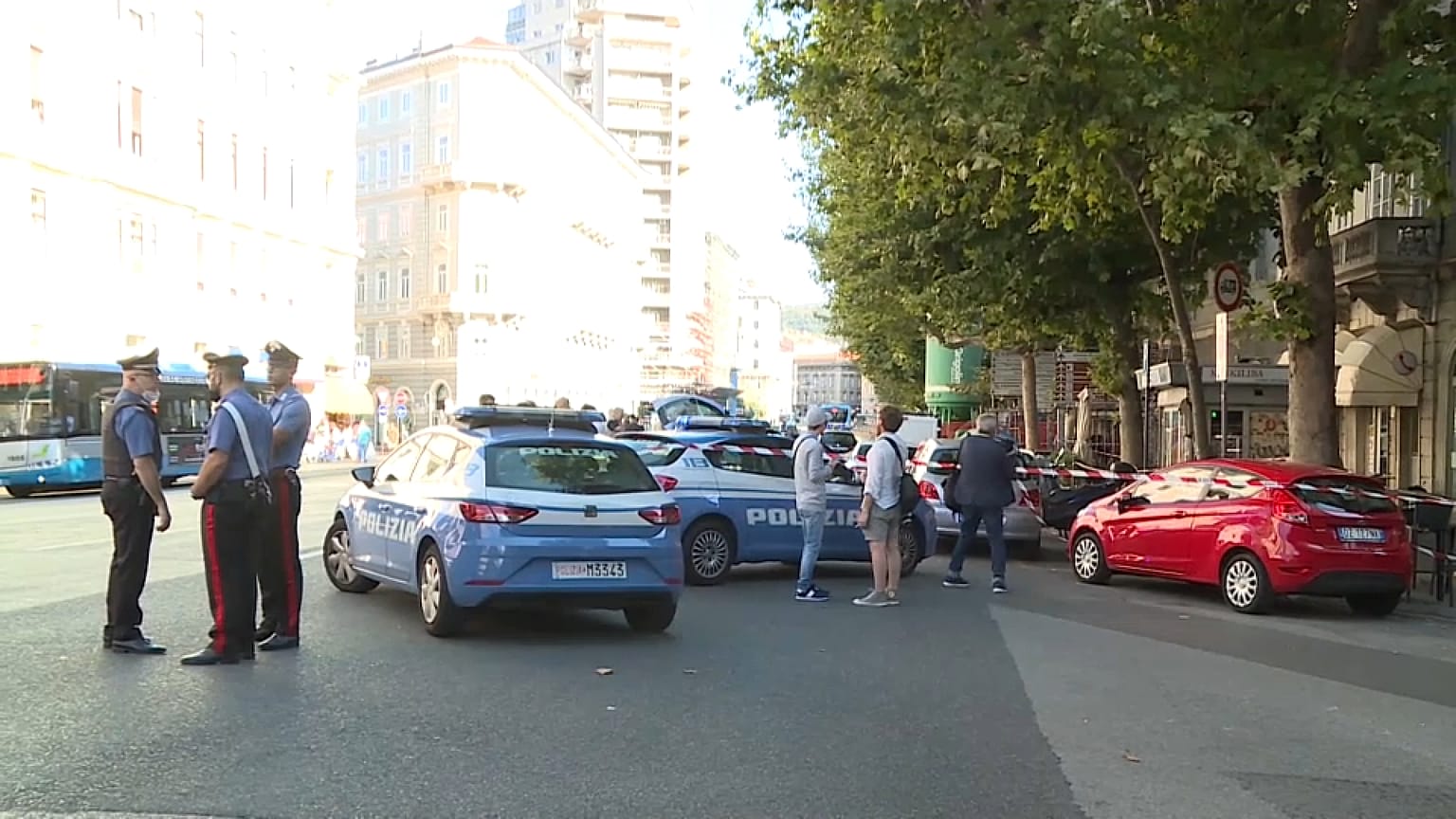 Место перестрелки
