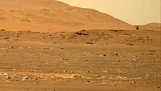 Az Ingenuity helikopter a Marson 2021. április 30-án