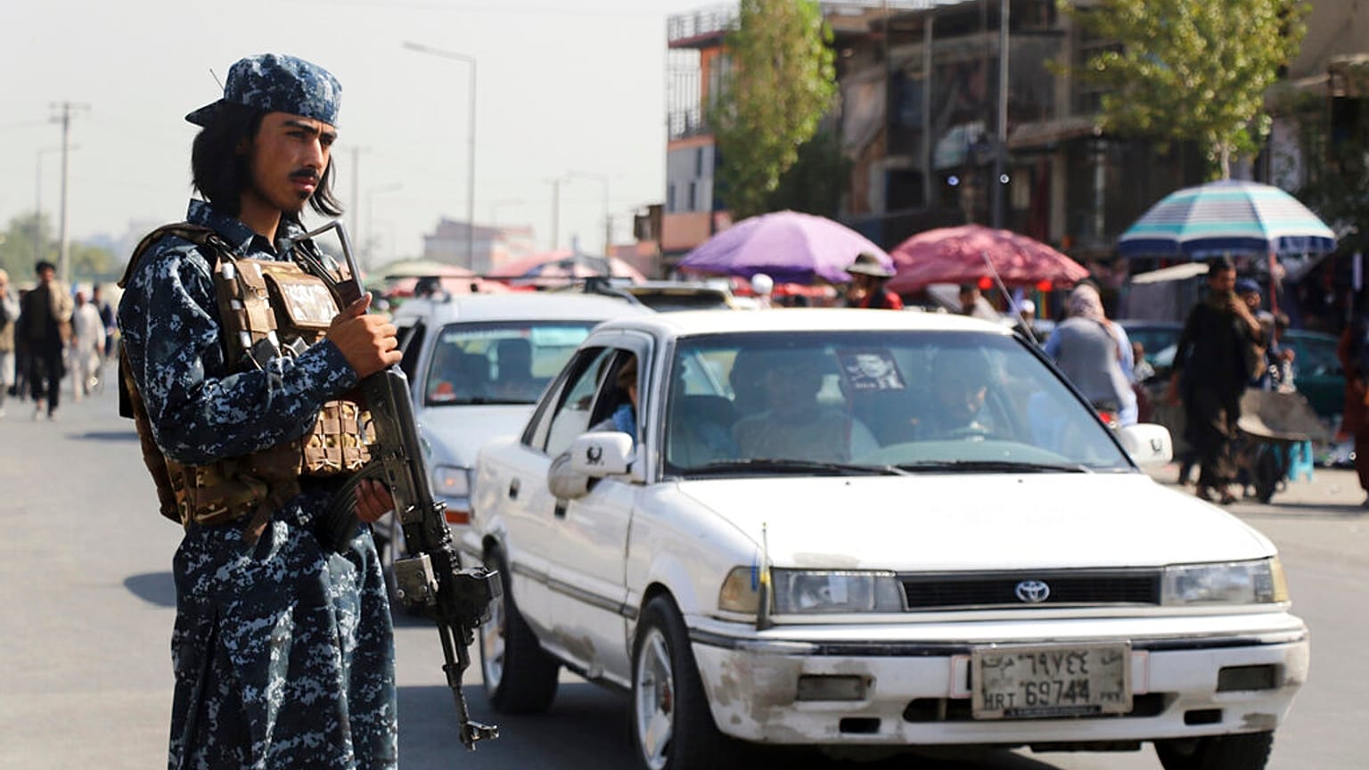 Un combattant taliban à Kaboul, le 4 septembre 2021