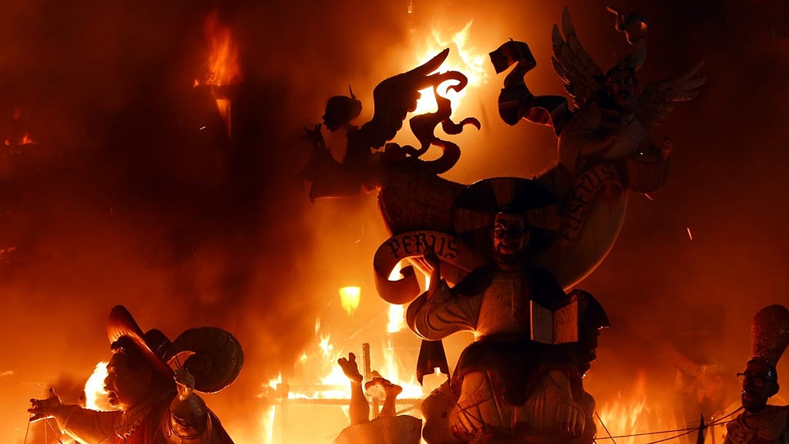 Las Fallas fesztivál