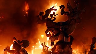 Las Fallas fesztivál