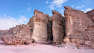 ستونهای سلیمان در پارک ملی تیمنا در اسرائیل
