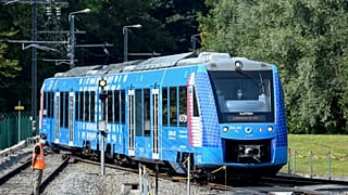 Coradia ILint, le premier train à "hydrogène gris" à rouler en France, le 6 septembre 2021