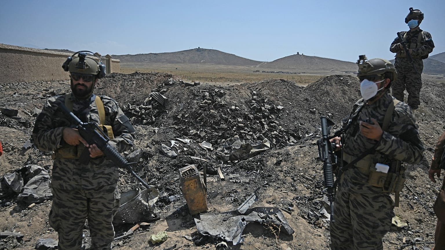 Afganistan'daki imha edilen CIA merkezi 