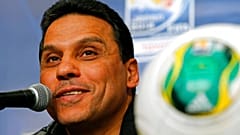 حسام البدري خلال مؤتمر صحفي بكأس العالم للأندية فيفا، في ناغويا، اليابان، الثلاثاء 11 ديسمبر 2012.