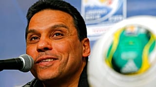 حسام البدري خلال مؤتمر صحفي بكأس العالم للأندية فيفا، في ناغويا، اليابان، الثلاثاء 11 ديسمبر 2012.