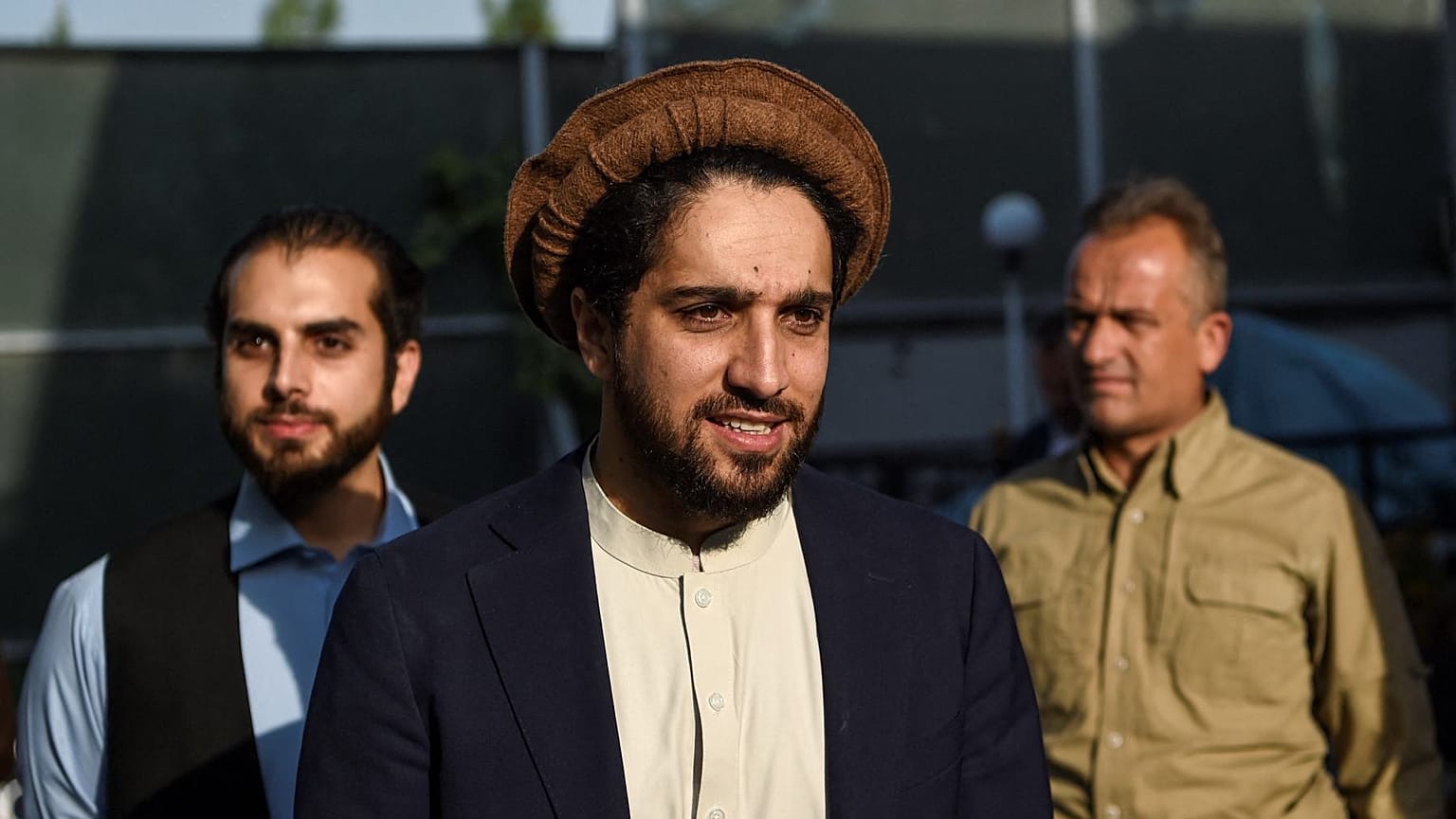 Taliban'a karşı direnen Afganistan Ulusal Direniş Cephesi'ne (AUDC- NRFA) lideri Ahmed Mesud.