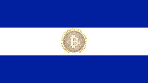 A woman protests against the circulation of Bitcoin in San Salvador on September 7, 2021.
