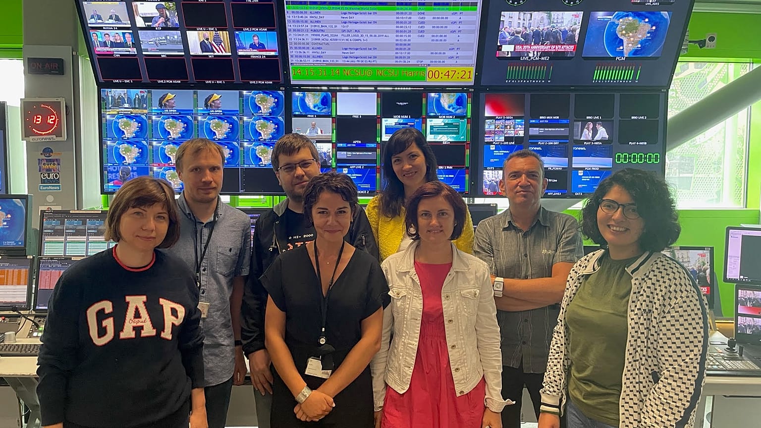Часть русской команды Euronews