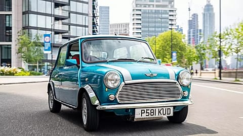 A converted vintage Mini.
