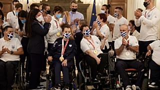 Τα μέλη της Ελληνικής αποστολής στους Παραολυμπιακούς του Τόκιο βρέθηκαν στο Μέγαρο Μαξίμου