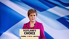 Archív felvétel: Nicola Sturgeon, a Skót Nemzeti Párt vezetője edinburghi sajtóértekezleten