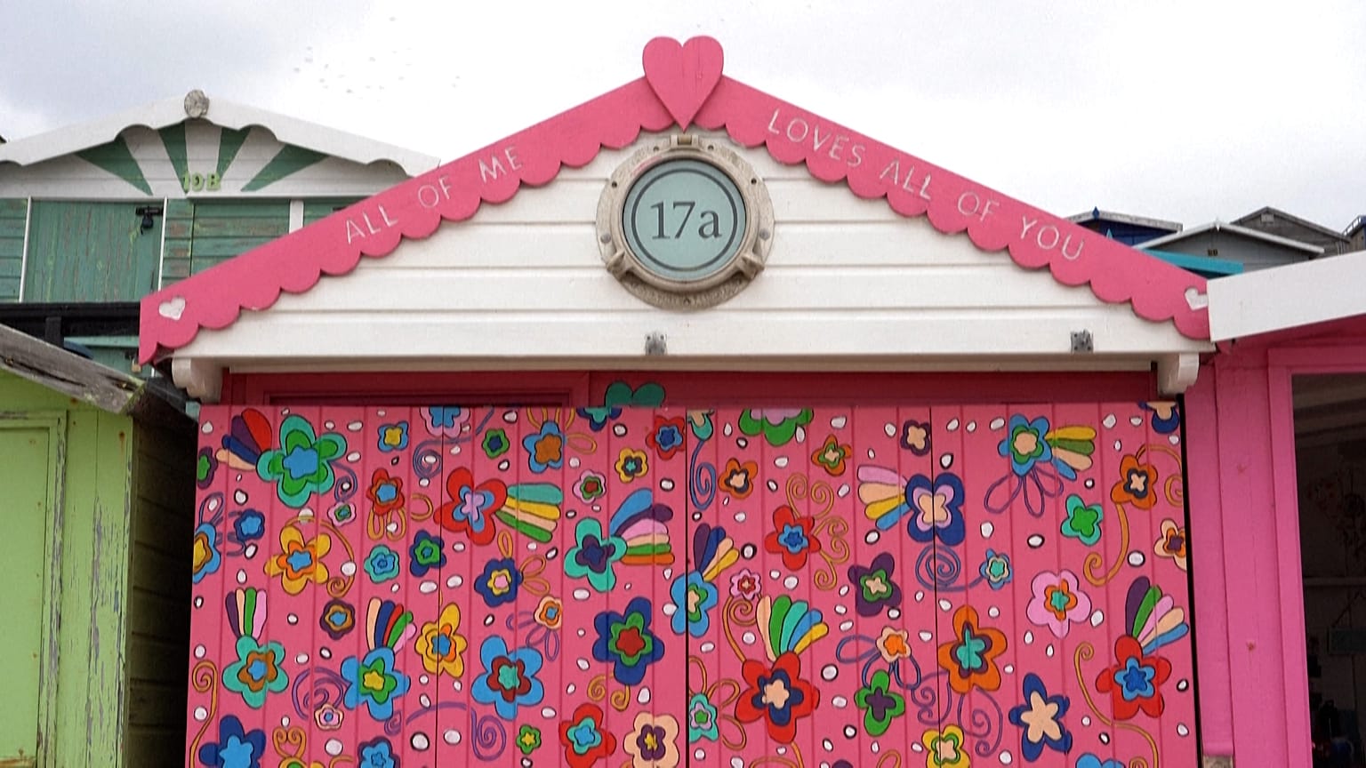 Beach huts proved a great option for a holiday moment during the pandemic