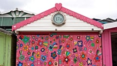 Beach huts proved a great option for a holiday moment during the pandemic