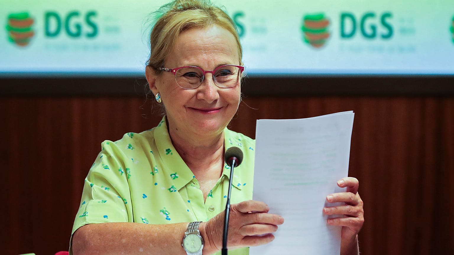 Graça Freitas, durante anúncio de vacinação entre os 12 e 15 anos