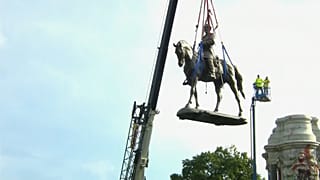 Elszállították Lee tábornok lovasszobrát Richmondból