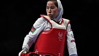 Afgan kadın sporcu